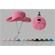 Foldable Bucket Hat With Carabiner | https://www.bestnamebadges.com