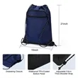 Water-Resistant Nylon Drawstring Backpack | https://www.bestnamebadges.com