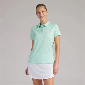 PUMA® Women's CLOUDSPUN Wavey Golf Polo with UPF 40 Defence