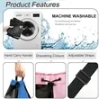 Swim Bag Mesh Drawstring Backpack With Wet Pocket | https://www.bestnamebadges.com