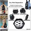 Swim Bag Mesh Drawstring Backpack With Wet Pocket | https://www.bestnamebadges.com