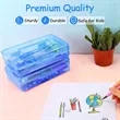Clear Plastic Pencil Box Stationery Case | https://www.bestnamebadges.com