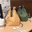 Canvas Drawstring Lunch Bag | https://www.bestnamebadges.com