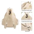 Quilted Tennis Racket Backpack | https://www.bestnamebadges.com