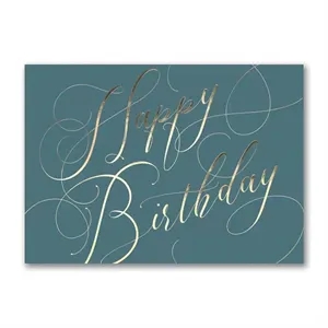 Happy Birthday Script Card