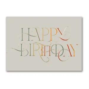 Birthday Color Card