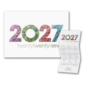 Mosaic Calendar 2027 Card