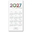 Mosaic Calendar 2027 Card | https://www.bestnamebadges.com