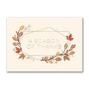 Geometric Thanksgiving Card