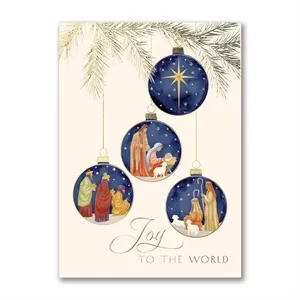 Joyous Watercolor Religious Card