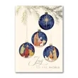Joyous Watercolor Religious Card | https://www.bestnamebadges.com