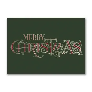 Calligraphy Christmas Card