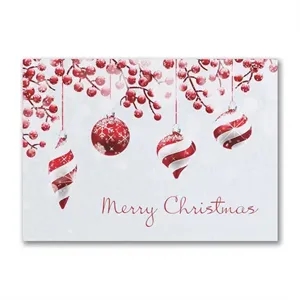 Festive Yuletide Economy Holiday Card