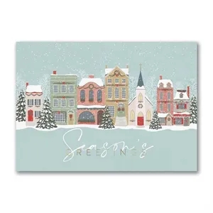 Winter Village Economy Holiday Card