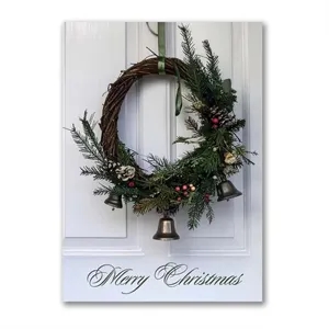 Winter Wreath Economy Card