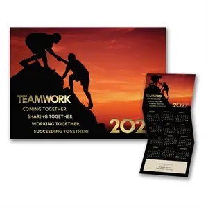 Teamwork Calendar 2027 Card
