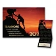 Teamwork Calendar 2027 Card | https://www.bestnamebadges.com