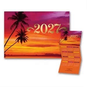 Palm Tree Calendar 2027 Card