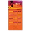 Palm Tree Calendar 2027 Card | https://www.bestnamebadges.com
