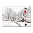 Holiday Lamp Post Card | https://www.bestnamebadges.com