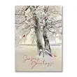 Winter Stillness Holiday Card | https://www.bestnamebadges.com