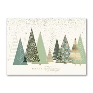 Tree Of Green Holiday Card