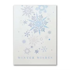 Soft Snowflakes Holiday Card