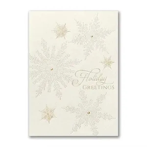 Snowflake Neutral Holiday Card