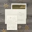 Snowflake Neutral Holiday Card | https://www.bestnamebadges.com