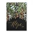 Spirited Greens Holiday Card | https://www.bestnamebadges.com