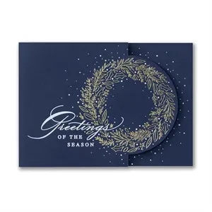 Exquisite Wreath Holiday Card