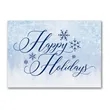 Happy Holiday Snowflake Card | https://www.bestnamebadges.com