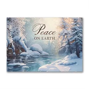 Winter peace Holiday Card