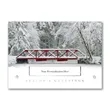 Hint Of Red Holiday Card | https://www.bestnamebadges.com