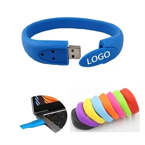 Custom Silicone Wristband USB Flash Drives