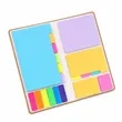 Kraft Paper Notebook Sticky Note Set with Memo Pads | https://www.bestnamebadges.com