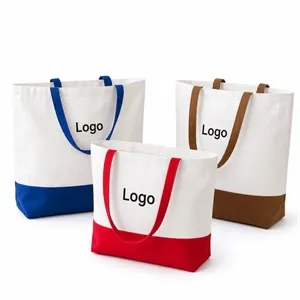 Blank Canvas Tote Bag Custom Logo Promotion Shopping