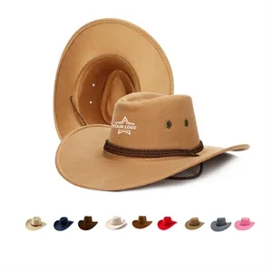 Roll Brim Western Classic Felt Cowboy Hat