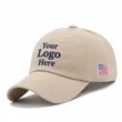Custom Logo Baseball Cap Embroidered Promotional Team Hat | https://www.bestnamebadges.com