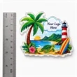 Custom Acrylic Fridge Magnet | https://www.bestnamebadges.com