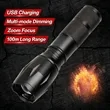 Rechargeable Mini High Intensity Long Range Flashlight | https://www.bestnamebadges.com