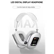 Wireless Bluetooth Headphones with Digital Display | https://www.bestnamebadges.com
