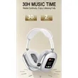 Wireless Bluetooth Headphones with Digital Display | https://www.bestnamebadges.com