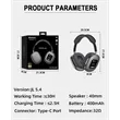 Wireless Bluetooth Headphones with Digital Display | https://www.bestnamebadges.com