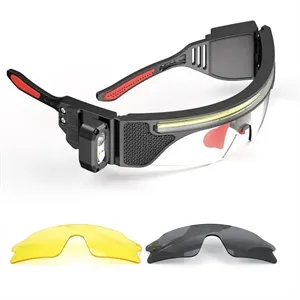 LED+COB Safety Glasses Light