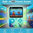 500 Games Retro Video Gamebox | https://www.bestnamebadges.com
