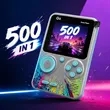 500 Games Retro Video Gamebox | https://www.bestnamebadges.com