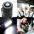 Zoomable Hand Light COB Lamp with Magnet and Clip | https://www.bestnamebadges.com