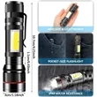 Zoomable Hand Light COB Lamp with Magnet and Clip | https://www.bestnamebadges.com