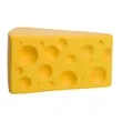 PU Foam Cheese Stress Reliever | https://www.bestnamebadges.com